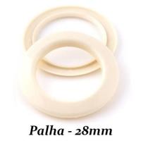 Ilhós Para Cortina Redondo Palha 28mm Pacote 50 Pares