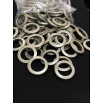 Ilhós Para Cortina Redondo Titânio 28mm Pacote 100 Pares