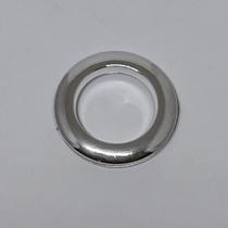 Ilhós Redondo Cromado para Cortina - Kit com 50 unidades