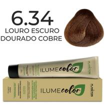 Ilume color plancton - 6.34 louro escuro dourado cobre