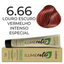 Ilume color plancton - 6.66 louro escuro vermelho intenso especial