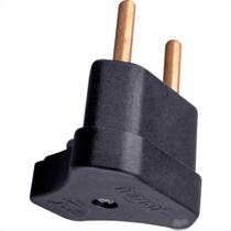 Ilumi Pino Triangulo 2P Preto 1428 - Kit C/10 Pc