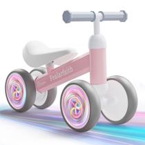 Iluminação colorida Balance Bike Fealarfaith Baby de 1 ano