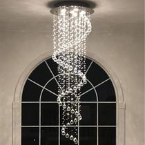 Iluminação CRYSTOP Swirl Chandelier 51x155cm Crystal Balls