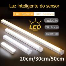 Iluminação de emergência 10CM Luz LED Sem Fio sensor De Inteligente de Carregamento USB - XC-SL-10 - ds