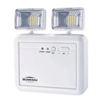 Iluminação de Emergência LED 1200 Lumens, 2 Faróis, Bivolt - Blumenau Iluminação Iluminação de Emergência LED 1200 Lumens, 2 Faróis, Bivolt - Blumenau Iluminação