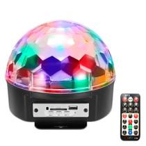 Iluminação De Festa Globo Espelho Balada Rotativa Bluetooth - Relet