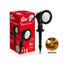 Iluminação de Jardim ÂMBAR Espeto LED área externa 5W - Kian