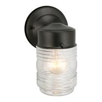 Iluminação de parede Design House 502195 Jelly Jar Classic 1 Matte Black