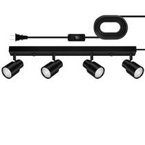 Iluminação de trilhos Bricosmocon 23 LED para teto, refletor de 4 vias Iluminação de trilhos Bricosmocon 23 LED para teto, refletor de 4 vias