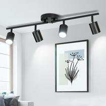 Iluminação de trilhos Fondiiz 4 Ways Rotatable Heads Black Iluminação de trilhos Fondiiz 4 Ways Rotatable Heads Black