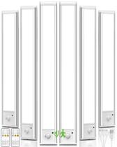 Iluminação embaixo do gabinete AMETHEUS 74LED recarregável, pacote com 6 Iluminação embaixo do gabinete AMETHEUS 74LED recarregável, pacote com 6