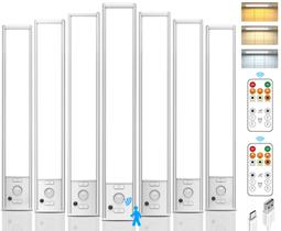 Iluminação embaixo do gabinete LENOMA com controle remoto, pacote com 7