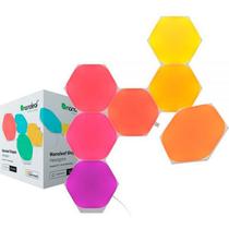 Iluminação Inteligente Nanoleaf Nl42 7017Hx 7Pk Shapes Hexagonos Smk Branco 7 Pe