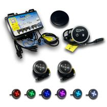 Iluminação Led Cromoterapia Sanspray C/ 2 Spots Para Hidro Iluminação Led Cromoterapia Sanspray C/ 2 Spots Para Hidro