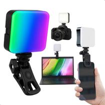 Iluminação Led Portátil RGB para Celular Notebook