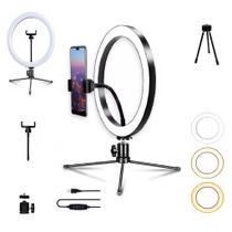 Iluminação Led Ring Ligh, Tripé Mesa Iluminador Profissional