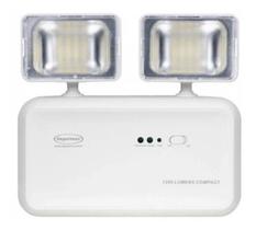 Iluminação Luz Emergência Led 1200 Lúmens Compact 2 Faróis Iluminação Luz Emergência Led 1200 Lúmens Compact 2 Faróis