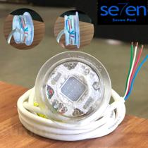 Iluminação Luz Led Piscina Encaixe Cano 50mm