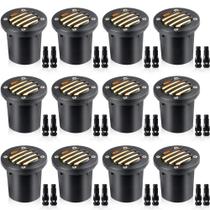 Iluminação paisagística SUNVIE 12W de baixa tensão, pacote com 12 conectores