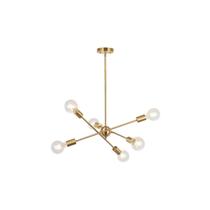 Iluminação pendente de candelabros Luxury Gold 6 E27 Lights Iluminação pendente de candelabros Luxury Gold 6 E27 Lights