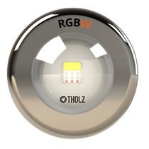 Iluminação Refletor Led Piscina Inox RGBW 15W Tholz