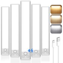 Iluminação sob o gabinete, pacote com 5 sensores de movimento VerRon, 68 LED