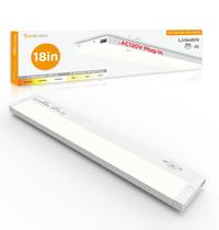 Iluminação sob o gabinete Tonlesm 18 polegadas 10W 120V 3 cores