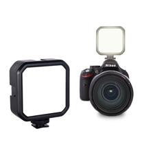 Iluminador 62 LEDs, 5w, Bateria Recarregável, p/ Câmera DSLR Celular Smartphone