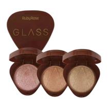 Iluminador Compacto Baked Linha Glass - Ruby Rose Iluminador Compacto Baked Linha Glass - Ruby Rose