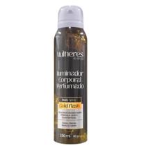 Iluminador Corporal Perfumado Gold Flash Dourado 150Ml - Mulheres Do Brasil Iluminador Corporal Perfumado Gold Flash Dourado 150Ml - Mulheres Do Brasil