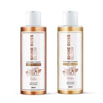 Iluminador Corporal Shine Boss Glow Dourado e Efeito Bronzeado - 200ml Iluminador Corporal Shine Boss Glow Dourado e Efeito Bronzeado - 200ml