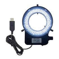 Iluminador de anel LED Gringoo USB 144 LEDs para microscópio