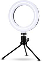 Iluminador de Led Ring light 16cm com cabo USB para Maquiagem/Fotos