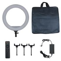 Iluminador de Led Ring Light 45w Soleste 18 polegadas 3200K a 5800K com Painel Touch Iluminador de Led Ring Light 45w Soleste 18 polegadas 3200K a 5800K com Painel Touch