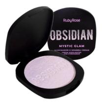 Iluminador e Sombra Cream Obsidian Pearl Ruby Rose