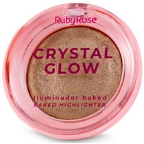 Iluminador Facial Baked Crystal Glow Ruby Rose HBM700