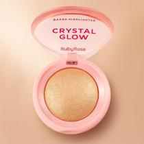 Iluminador Facial Efeito Bronzeado Crystal Glow Ruby Rose Iluminador Facial Efeito Bronzeado Crystal Glow Ruby Rose