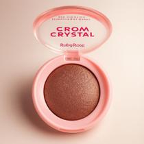 Iluminador Facial Efeito Bronzeado Crystal Glow Ruby Rose Iluminador Facial Efeito Bronzeado Crystal Glow Ruby Rose