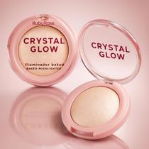 Iluminador Facial Efeito Bronzeado Crystal Glow Ruby Rose Iluminador Facial Efeito Bronzeado Crystal Glow Ruby Rose