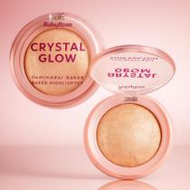 Iluminador Facial Efeito Bronzeado Crystal Glow Ruby Rose Iluminador Facial Efeito Bronzeado Crystal Glow Ruby Rose