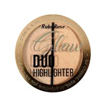 Iluminador Glow Duo Highlighter Golden Ruby Rose 10g