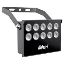 Iluminador IR Univivi 10 luzes LED 850 nm à prova d'água 30 m Iluminador IR Univivi 10 luzes LED 850 nm à prova d'água 30 m