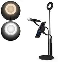 Iluminador Kit Youtuber Filmagem Usb Microfone Ring Light Celular - MKB