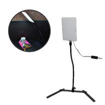 Iluminador Led 20w e Braço articulável com Holder