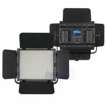 Iluminador Led 600 Pro Greika Bicolor Com Abas Iluminador Led 600 Pro Greika Bicolor Com Abas