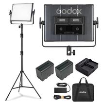 Iluminador Led Bicolor Godox 65W LDX50BI com Bateria Fonte Bivolt e Tripé