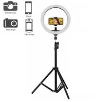 Iluminador Led Circular 10 Ring Light Live 26Cm Usb Tripé E