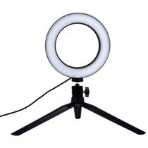 Iluminador Led Filmagem Ring Light 10 Polegadas Com Tripé