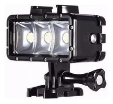 Iluminador Led Flash Sj4000 A Prova De Agua P/ Mergulho t Iluminador Led Flash Sj4000 A Prova De Agua P/ Mergulho t